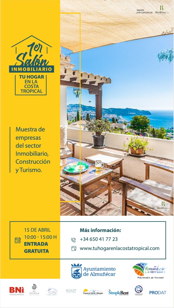El I Salón Inmobiliario ‘Tu Hogar en la Costa Tropical’ se celebrará en Almuñécar el 15 de abril